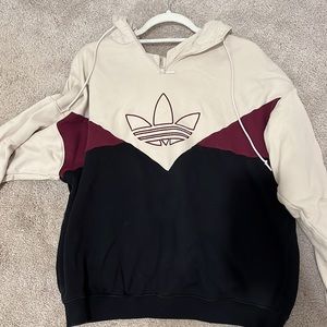 adidas color block hoodie